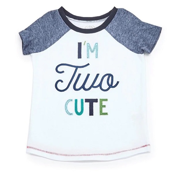Mud Pie Other - NWT Mudpie I’m Two Cute 2nd Birthday Top Sz 24M 2T